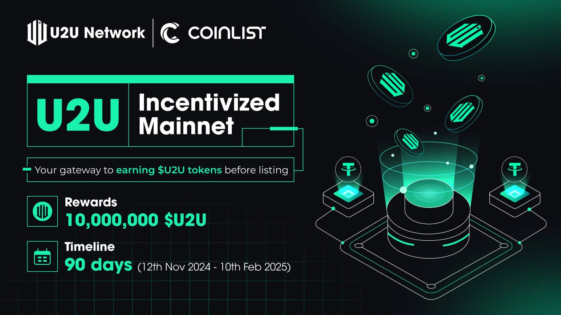 CoinList to Collaborate with U2U Network in Developing DePIN Market in the Fourth Quarter of This Year