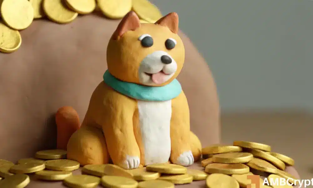 Shiba Inu累积2200亿代币：迹象长期复苏？